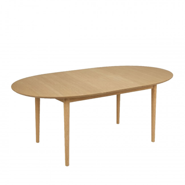 Essentia - Table à manger extensible en bois 4 à 8 personnes 160-200cm