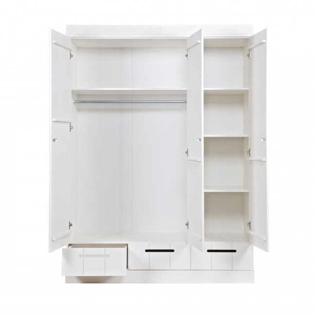 Armoire "vestiaire" 3 portes / 3 tiroirs Connect