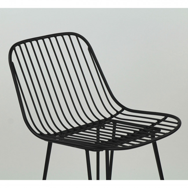 Ombra - 2 chaises de bar design en métal 67cm
