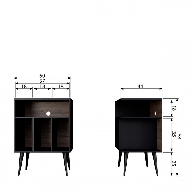 James - Petit meuble de rangement en bois