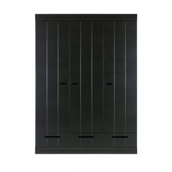 Armoire "vestiaire" 3 portes / 3 tiroirs Connect