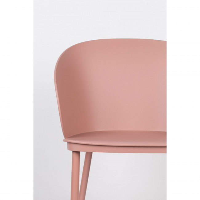 Gigi - 2 chaises en résine et métal