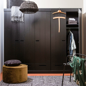 Armoire "vestiaire" 3 portes / 3 tiroirs Connect