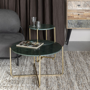 Timpa - Table basse en marbre ø70cm