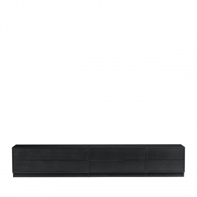Finca - Meuble TV en bois massif de pin L75cm