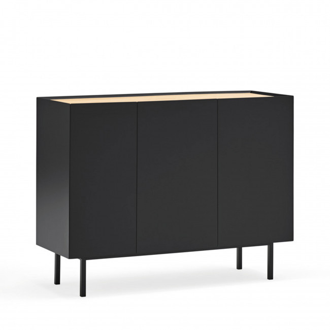 Arista - Buffet en bois 3 portes 3 tiroirs L110cm