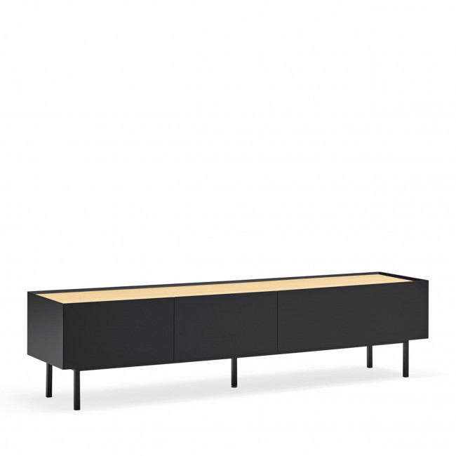 Arista - Meuble TV en bois 1 porte 2 tiroirs L180cm