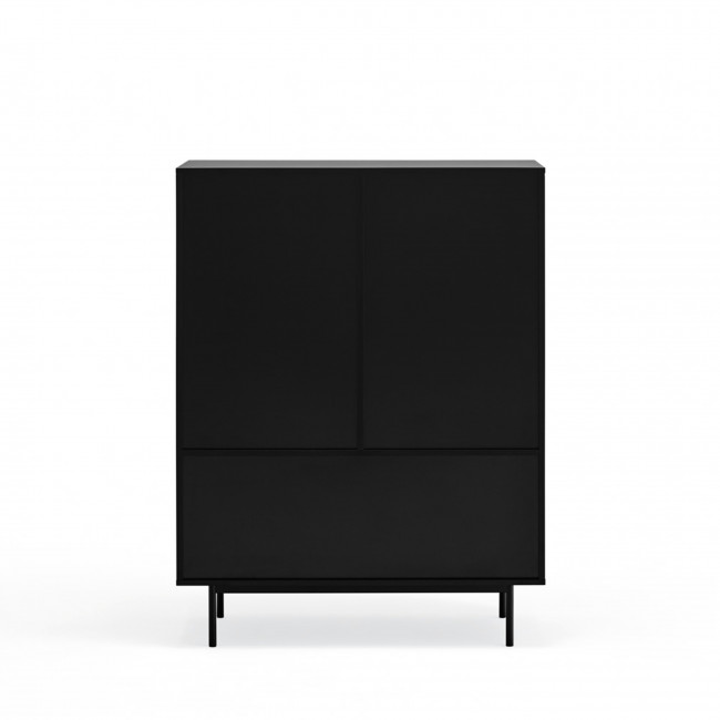 Sierra - Buffet haut en bois 2 portes 2 tiroirs