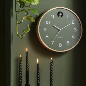 Natural Cuckoo - Horloge murale ronde ø31,5cm