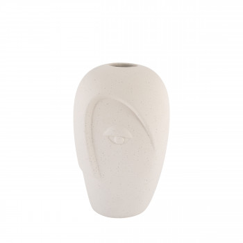 Nicoya - Vase en céramique avec visage H19,5cm