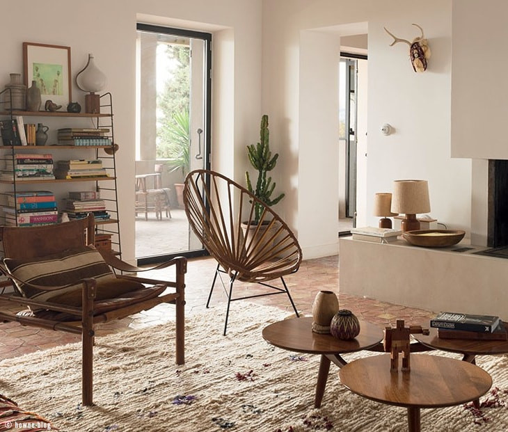 intérieur boheme épuré